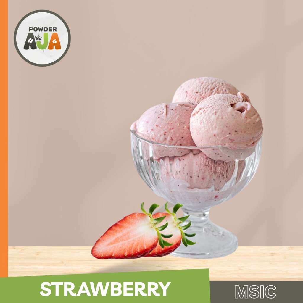 

POWDER AJA - MIX SOFT ICE CREAM RASA STRAWBERRY