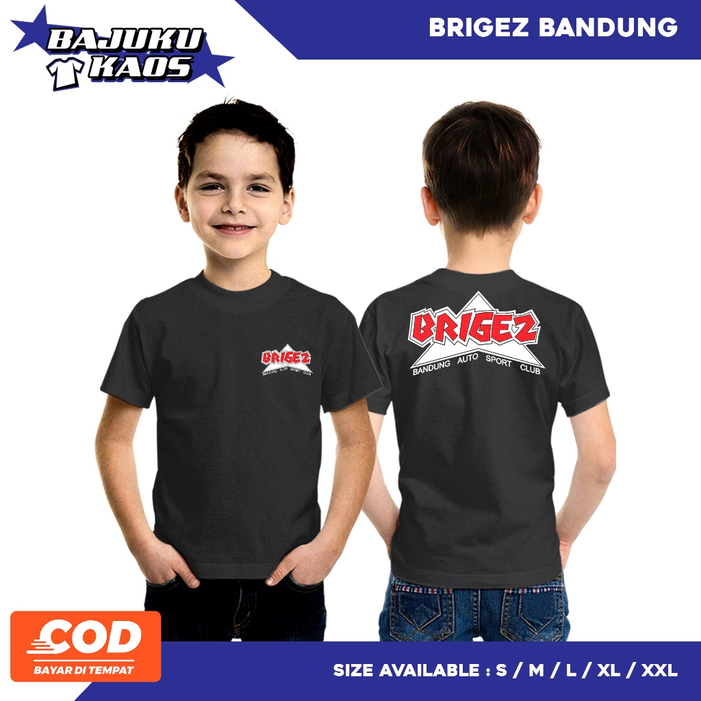 KAOS ANAK BRIGEZ BANDUNG - KAOS DISTRO  - KAOS PREMIUM - SABLON DTF - COD
