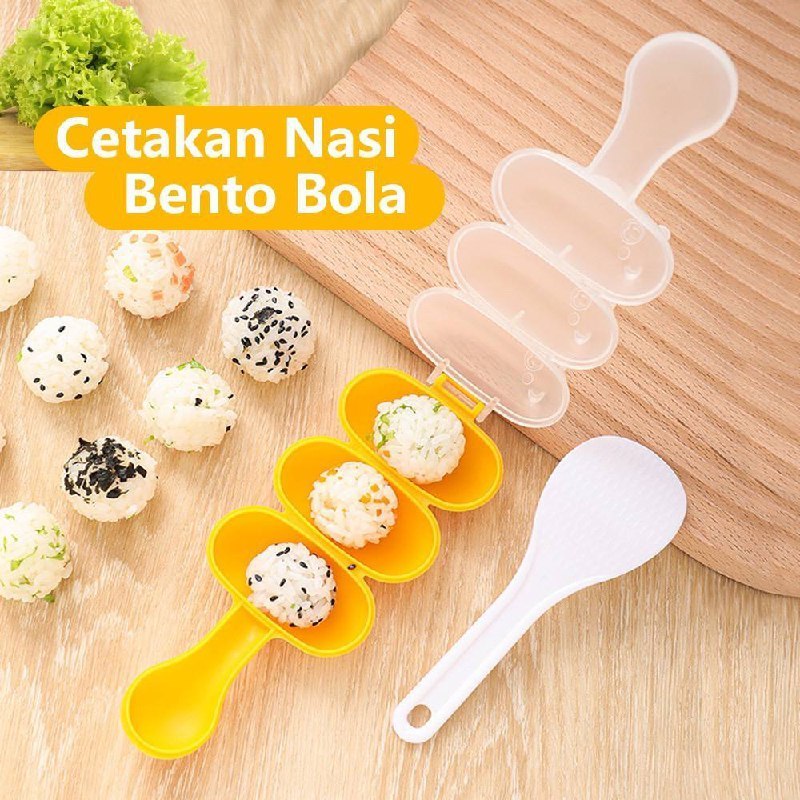 

Cetakan Bola Nasi - Rice Ball Shaker Bento - Cetakan Nasi Bento Bulat