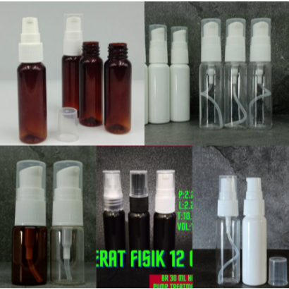 Botol Pump 30ml botol Treatment 30ML / 20ml / 10ml Kaca Botol Pump
