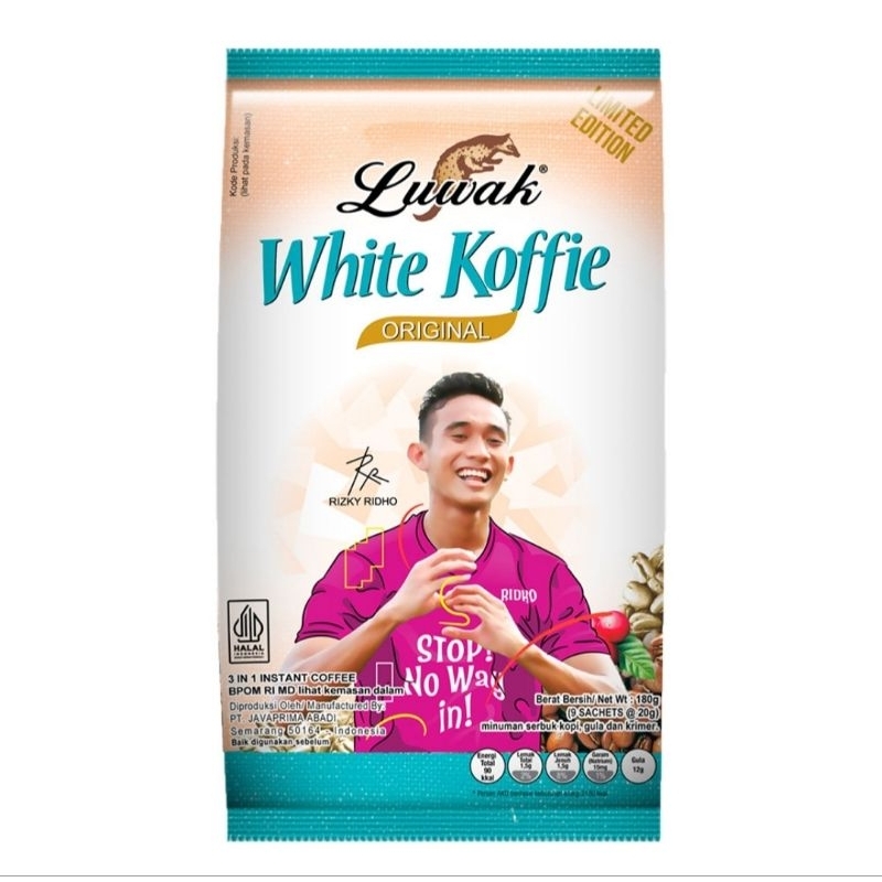 

Luwak white koffie 9x20g