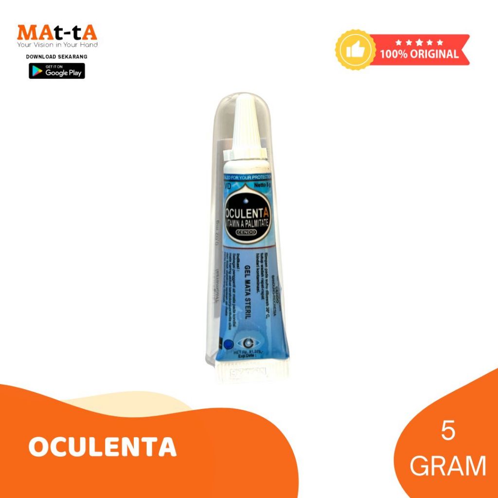 CENDO OCULENTA GEL MATA 5 GR - Salep Vitamin A Mata / Salep Mata Kering