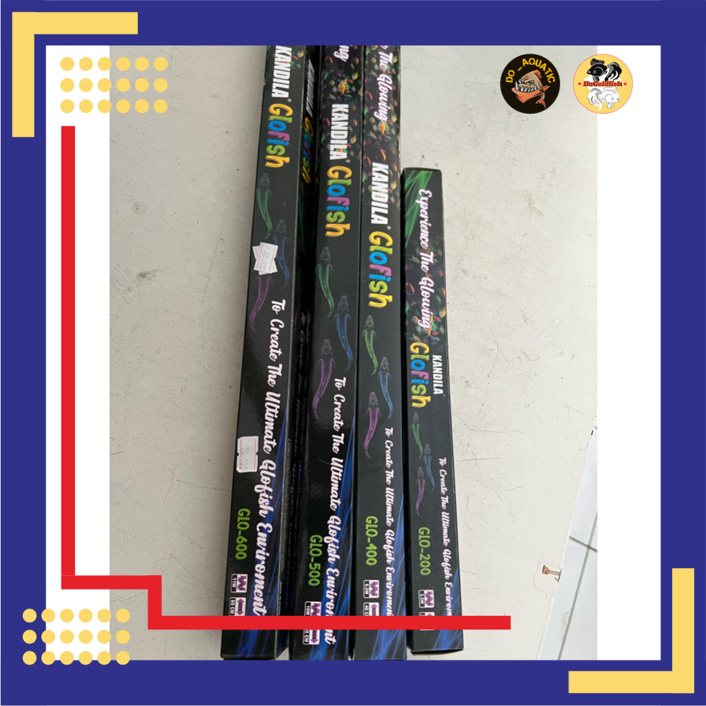 KANDILA GLOWFISH KHUSUS UNTUK IKAN GLOWFISH GLOW IN THE DARK + packing pipa PVC