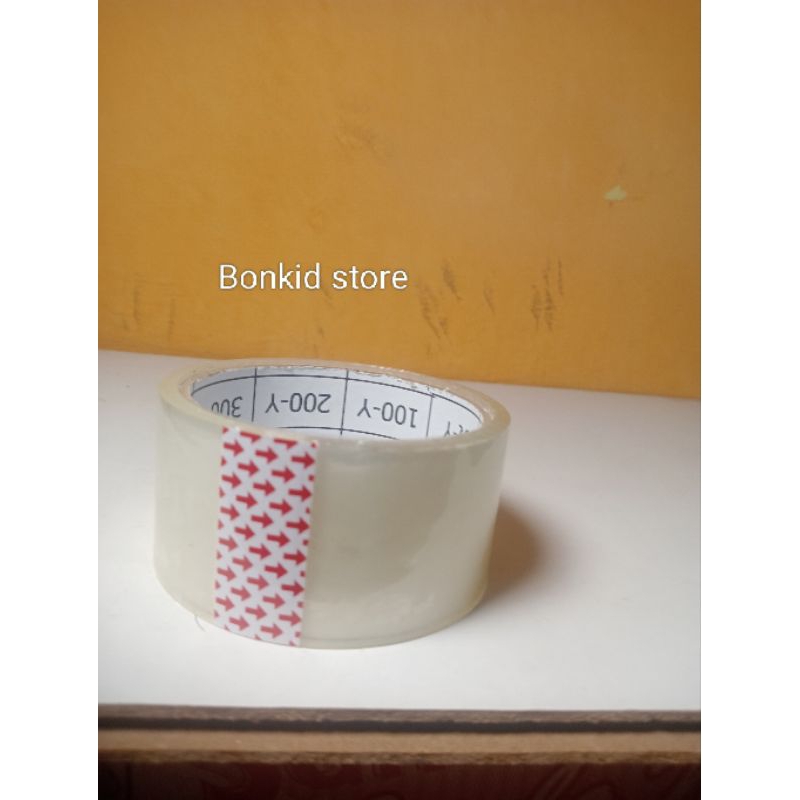 

Lakban Bening ukuran 45mmx100 yard