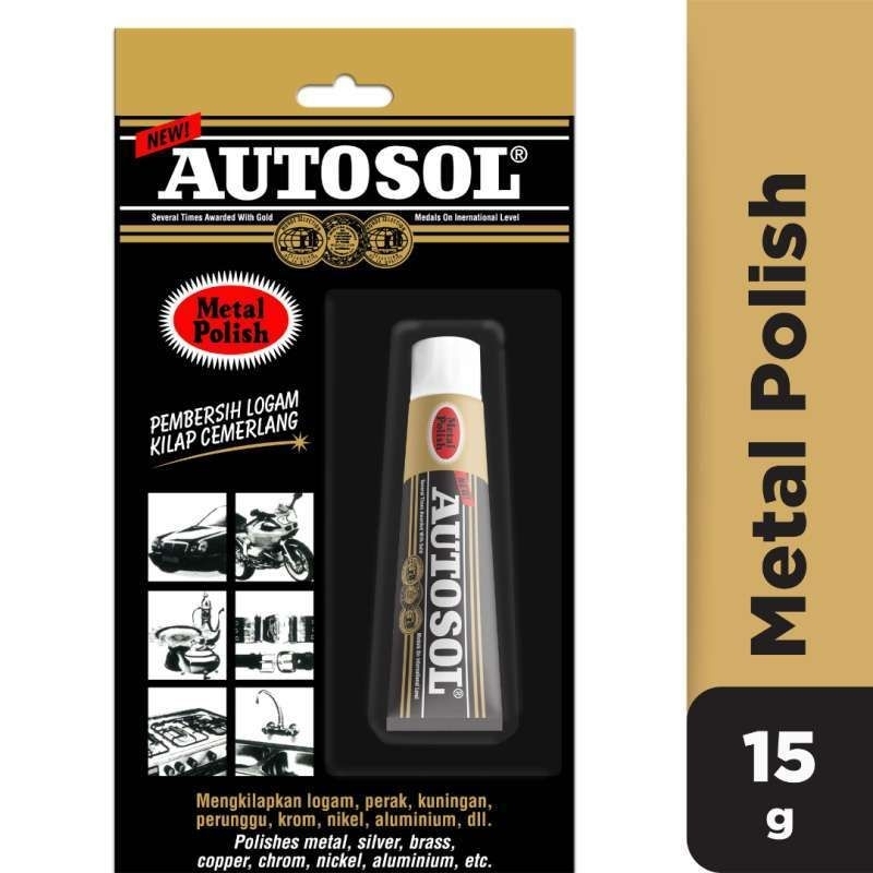 Autosol pembersih, pengkilap logam, autosol metal 15gr, autosol metal polish 15gr