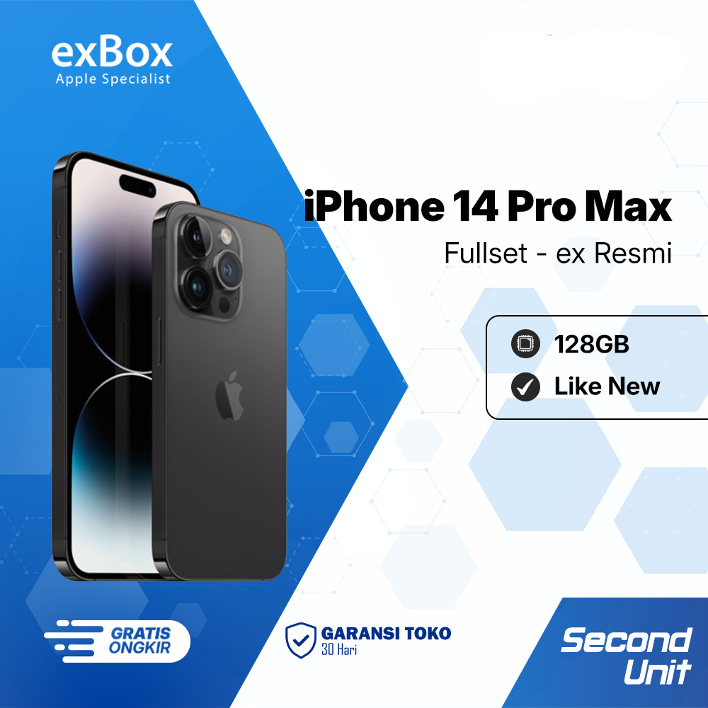 iPhone 14 ProMax 256GB Second Resmi