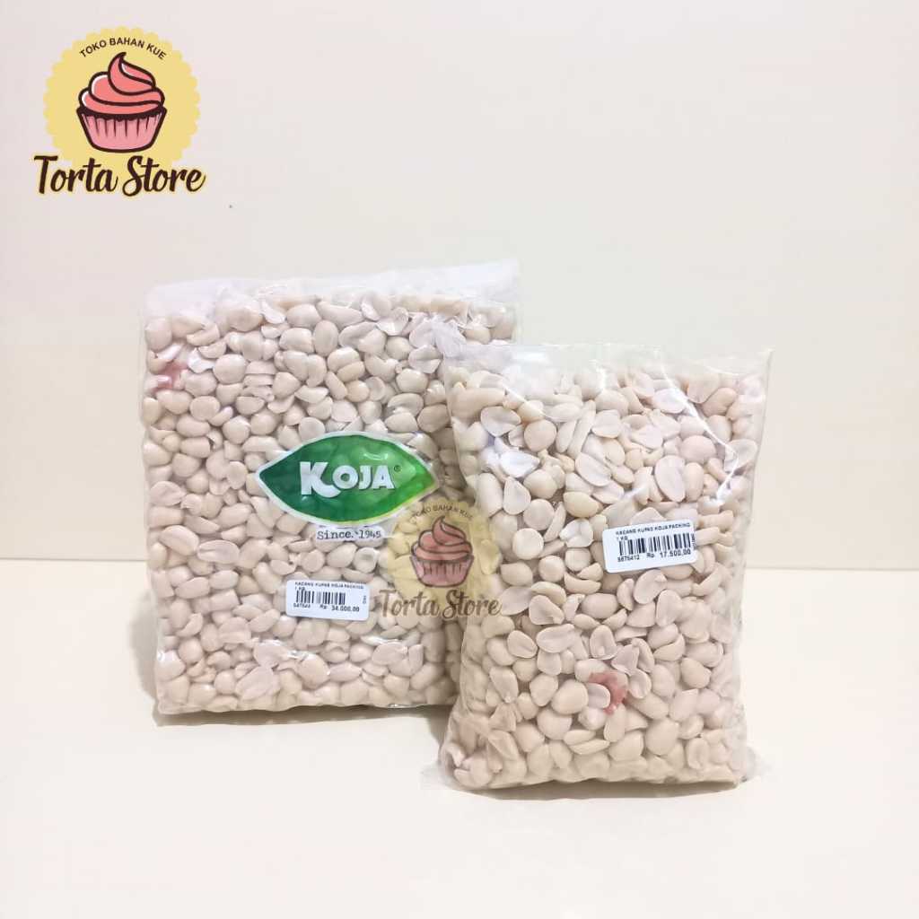 

Kacang kupas KOJA kemasan 1kg dan 500gr