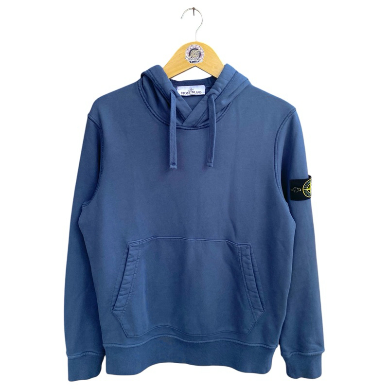 Stone island hoodie original blue