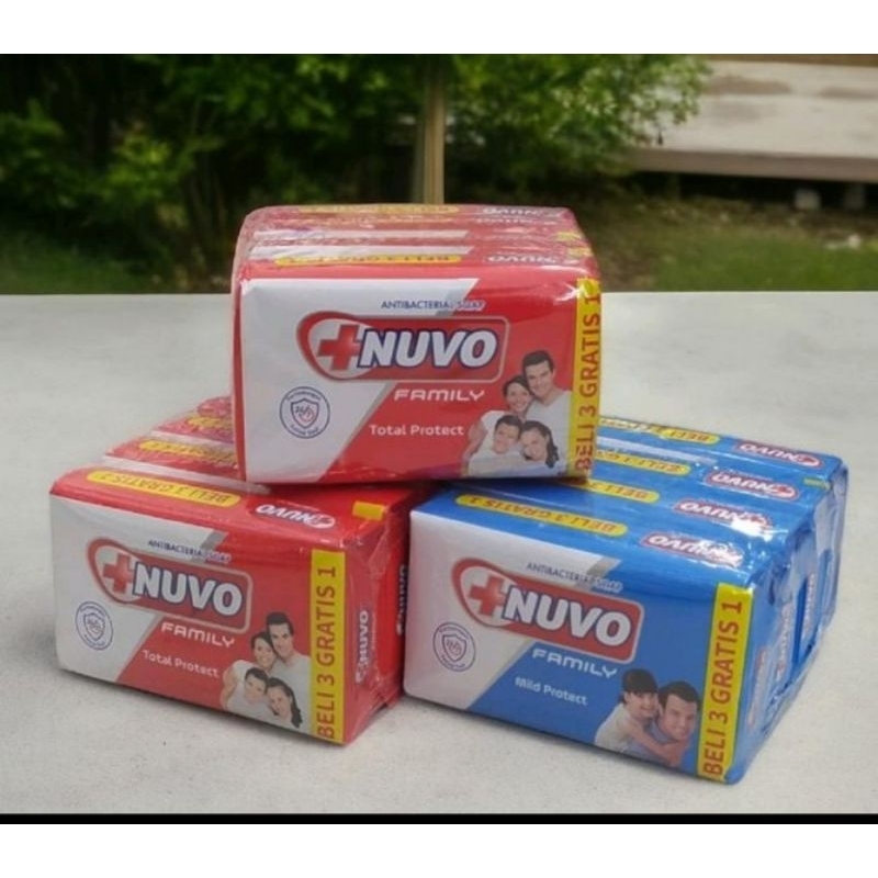 [paket hemat isi 4] nuvo sabun batang banded 100gram murah