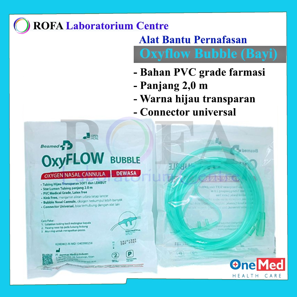 Selang Oksigen / Oxyflow Nasal Cannula / Nasal Oksigen