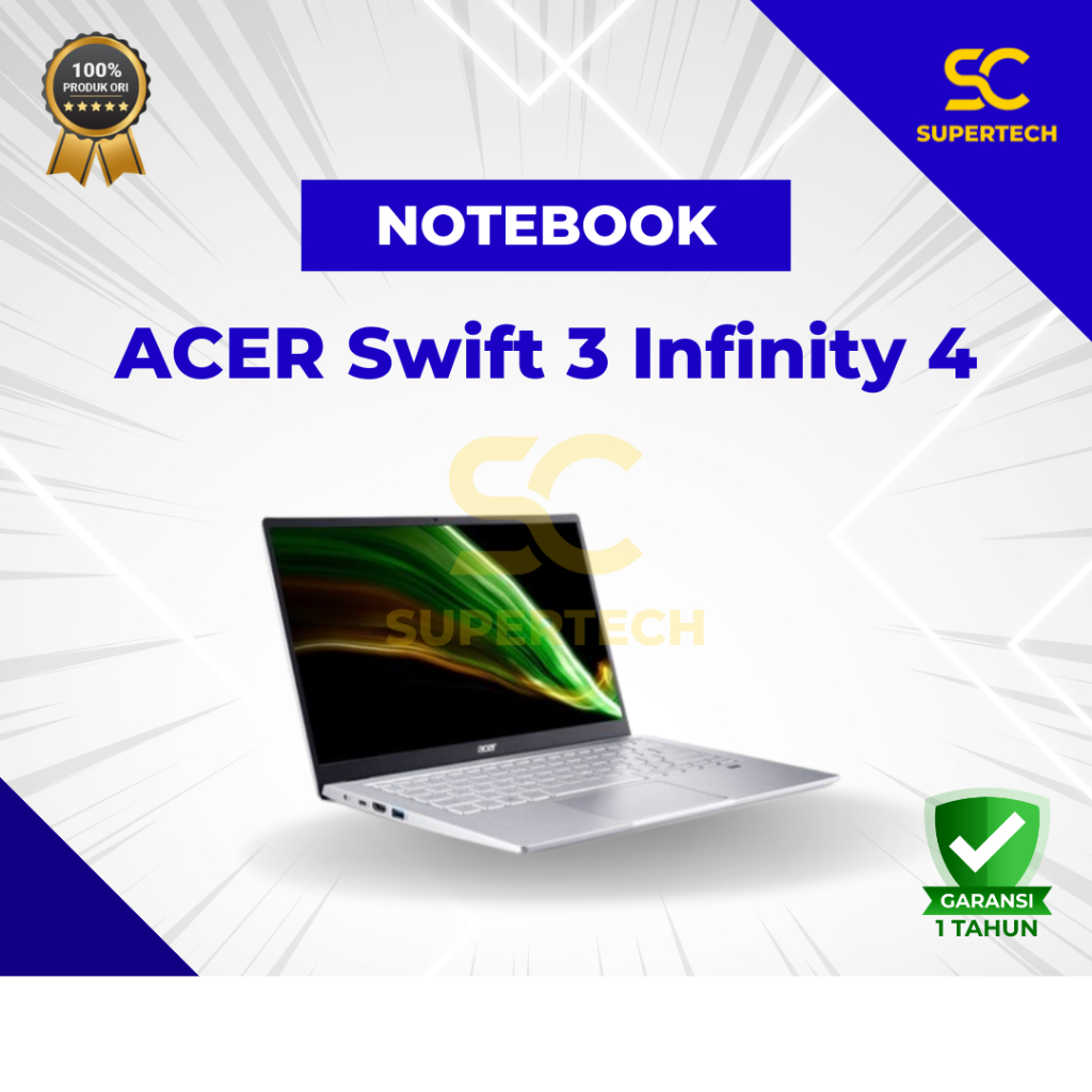 NOTEBOOK ACER SWIFT 3 Infinity 4 SF314-511 i5-1135G7 16GB 512SSD W11