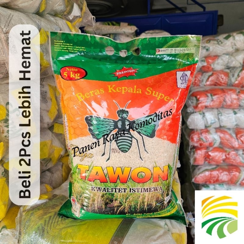 

Beras Raja Tawon Hijau 5 kg