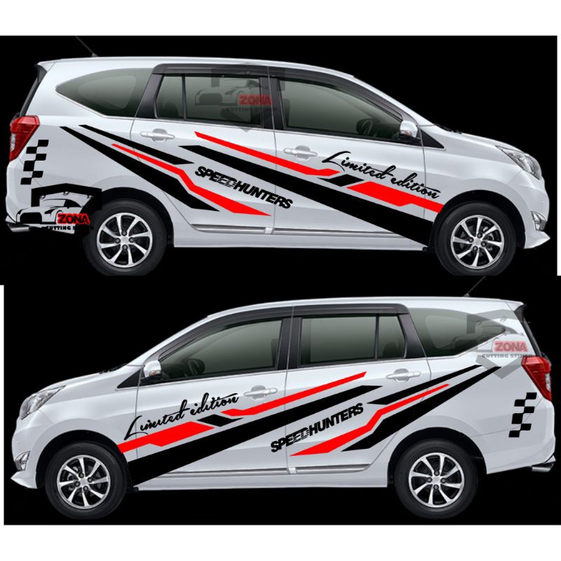 Sticker mobil sigra-calya sticker list terlaris mobil sigra-calya terbaru stiker mobil sigra-calya k