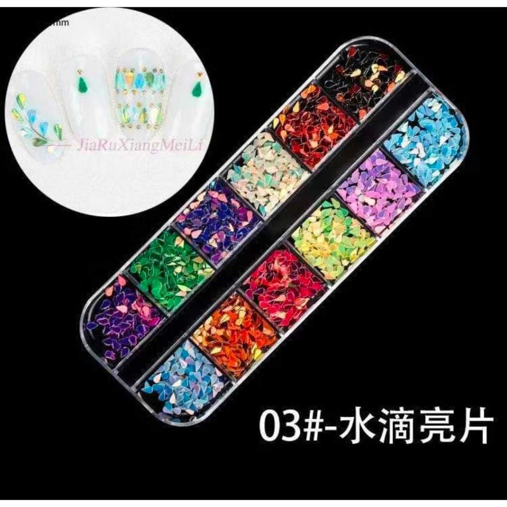 Hiasan kuku palsu pengantin 3D/nail art/kuku palsu pernikahan