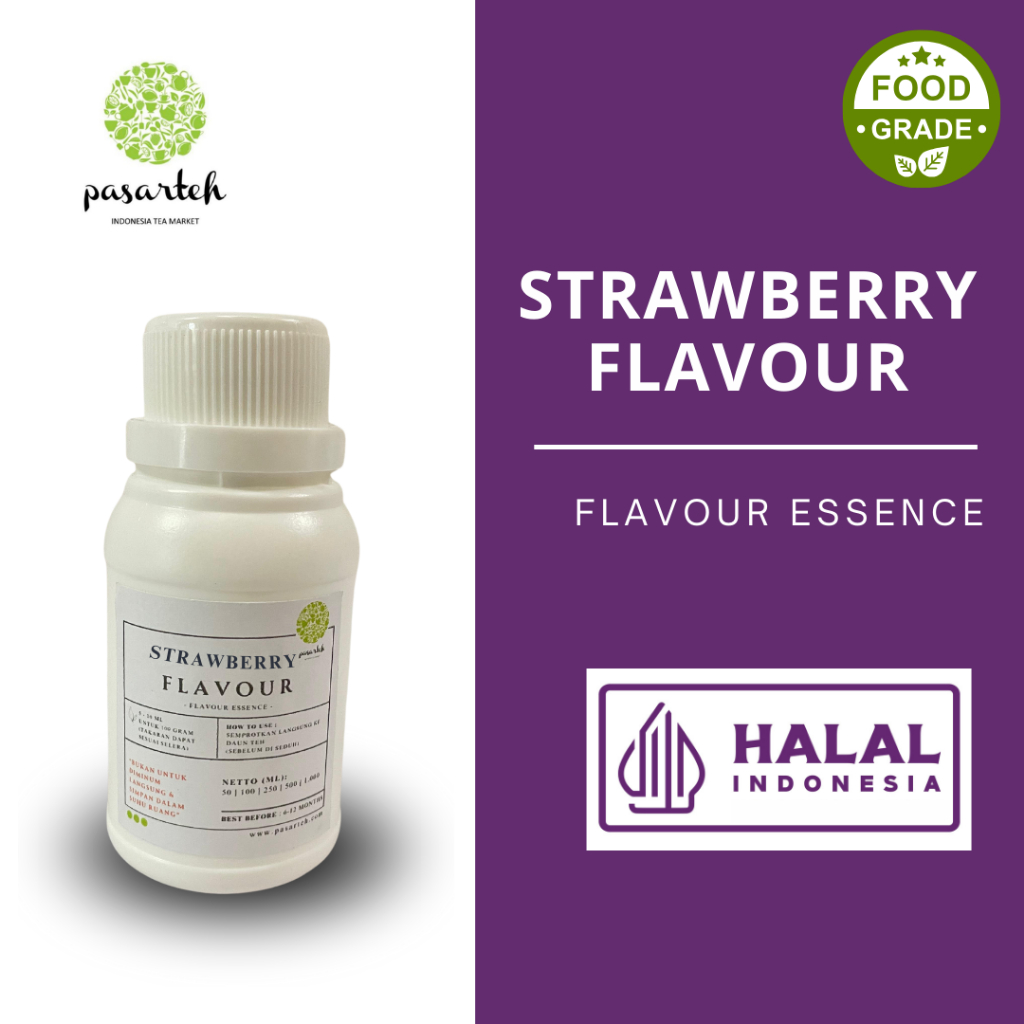 

[ pasarteh ] Strawberry Flavour | Essene Strawberry | Flavour Essence | Food Grade | Flavour Tea | Flavour Strawberry