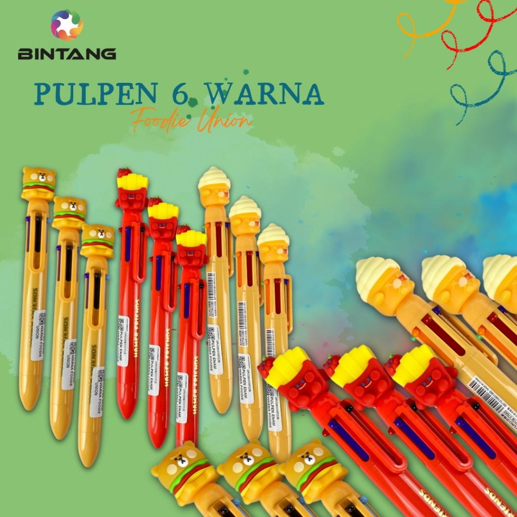 

PULPEN ENAM WARNA FOODIE UNION