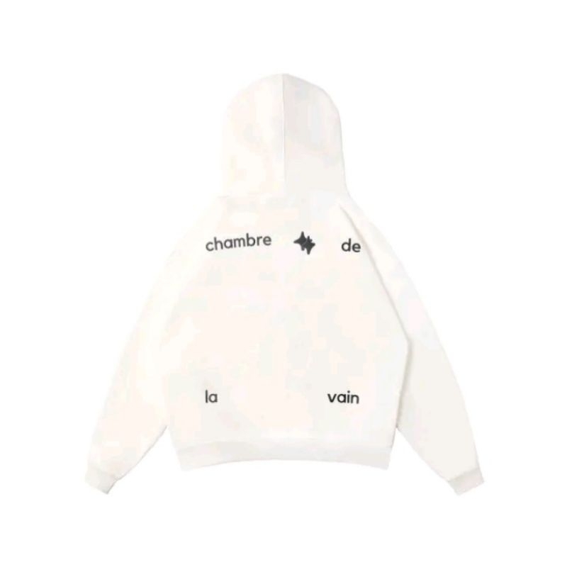 OFFICIAL SWEATER HOODIE BOXY CHMB PUTIH OVERSIZE UNISEX PRIA WANITA COD S-XXL 2025