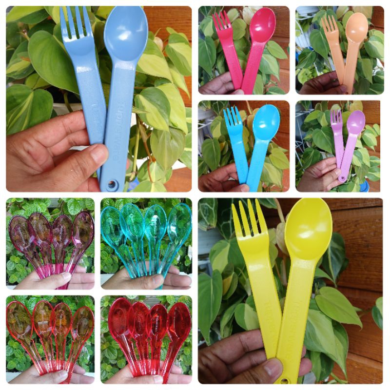 Cutlery set tupperware / sendok garpu tupperware / sendok bebek tupperware / sendok tupperware (1)
