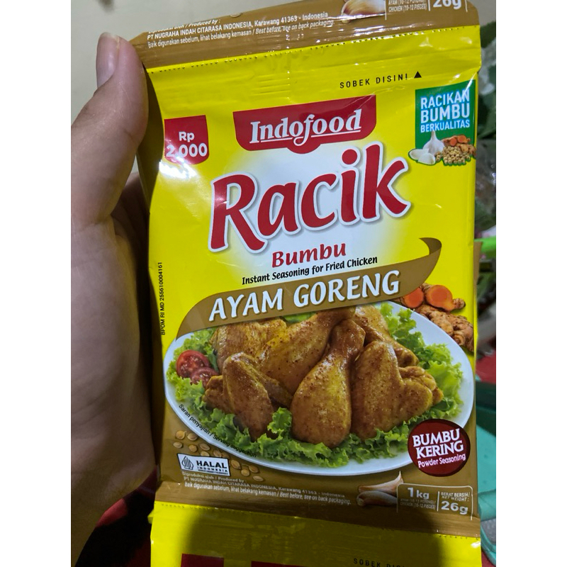 

Indofood RACIK 20g l isi 10 Sachet Bumbu Instan