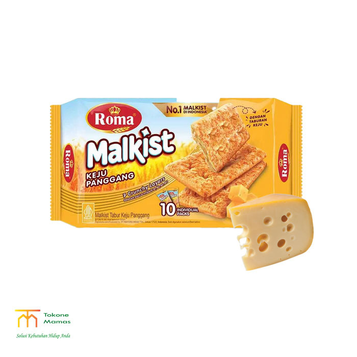 

Roma Malkist Keju Panggang 110g Isi 10 Pack