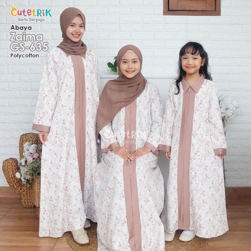 Cutetrik Baju Gamis Abaya Anak Perempuan