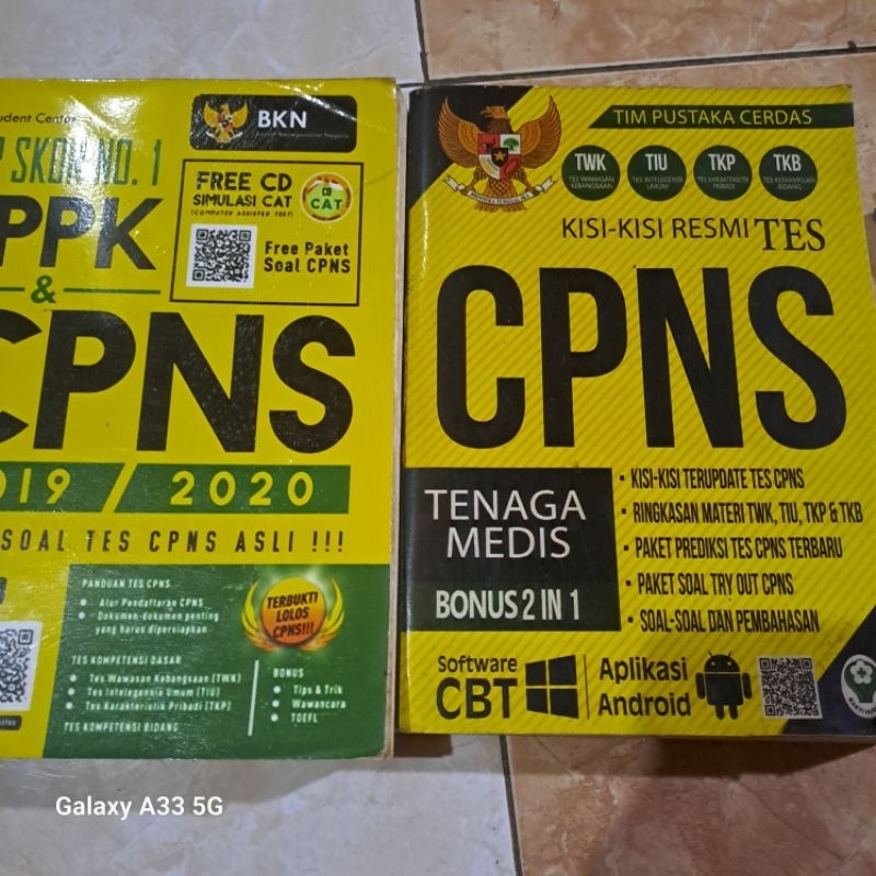 Buku CPNS Preloved Second