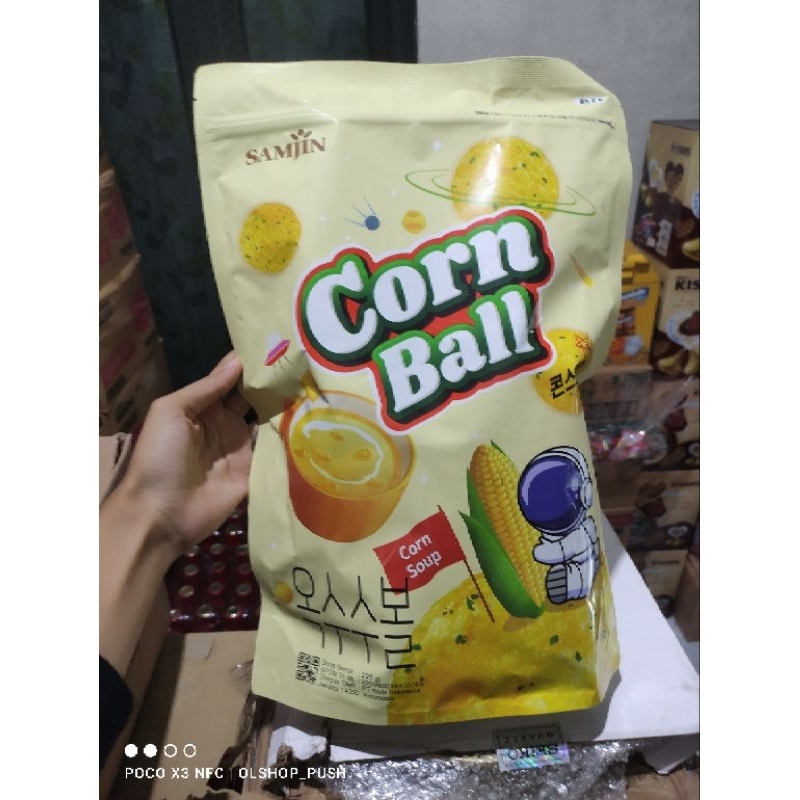 

Samjin Corn Ball UK 225gr Resealable Pouch Snack Korea