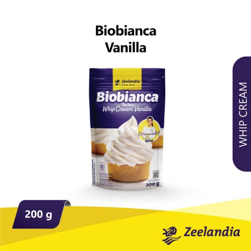 

Biobianca Non Dairy Whip Cream Vanilla Bubuk 200g Whipped Cream Powder