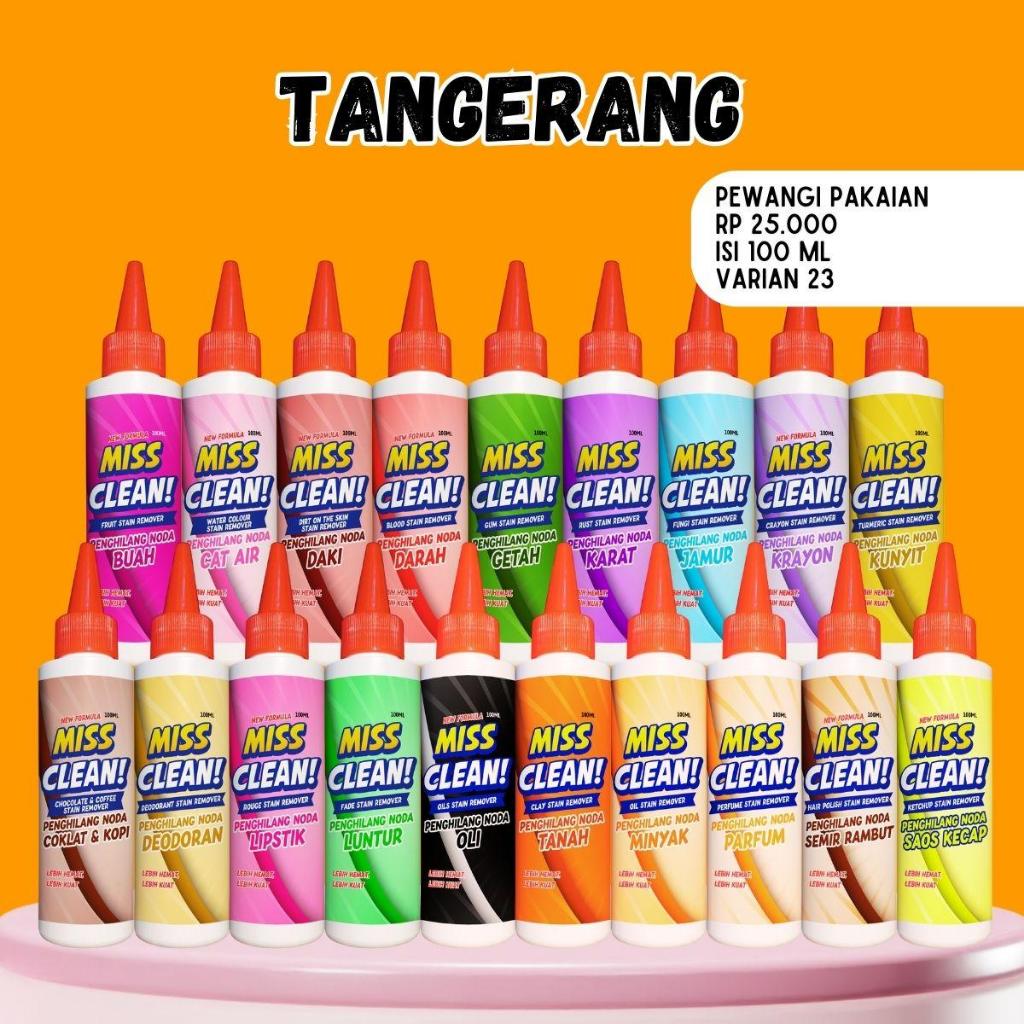 MISS CLEAN Cairan Penghilang Noda serbaguna Darah Jamur Karat Luntur Minyak Tinta Karpet  CoklatKopi