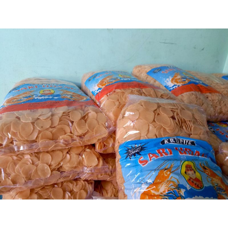 

Krupuk sari udang sedang 5kg