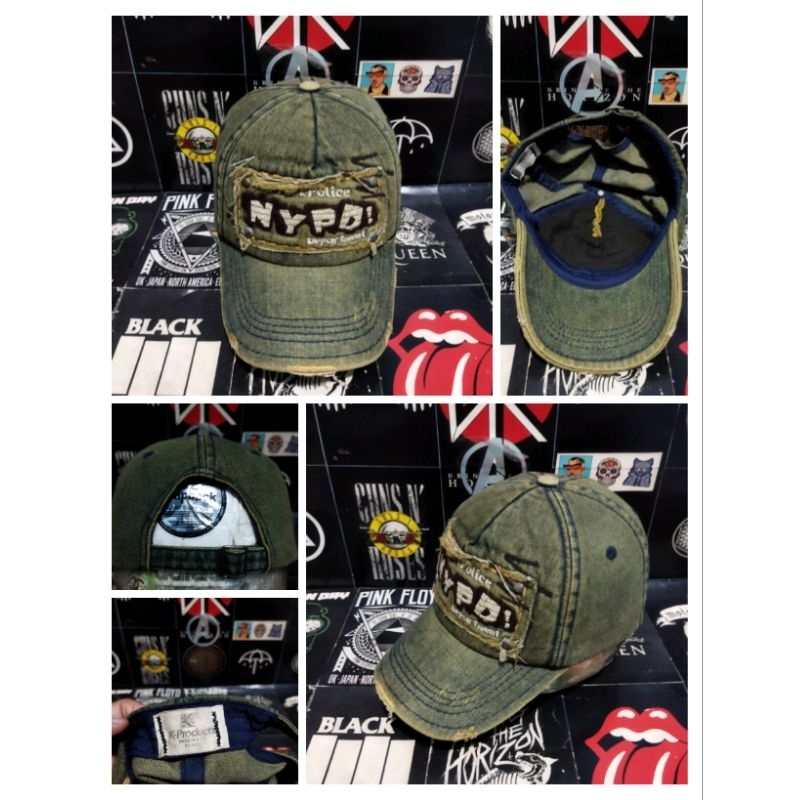 topi second import sport ripped jeans K-PRODUCTS NYPD series