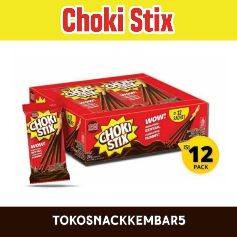 

Mayora Choki Stix Choki-Choki Stik Coklat isi 12pc