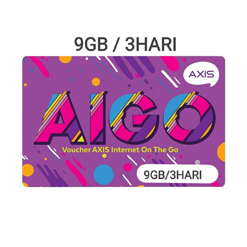 VOUCHER AXIS 9GB 3 HARI + KUOTA LOKAL DI KOTAMU