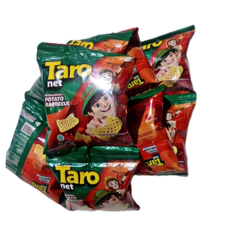 Taro BBQ / Taro / Chiki Taro 8 gr 1 renceng isi 10 pcs