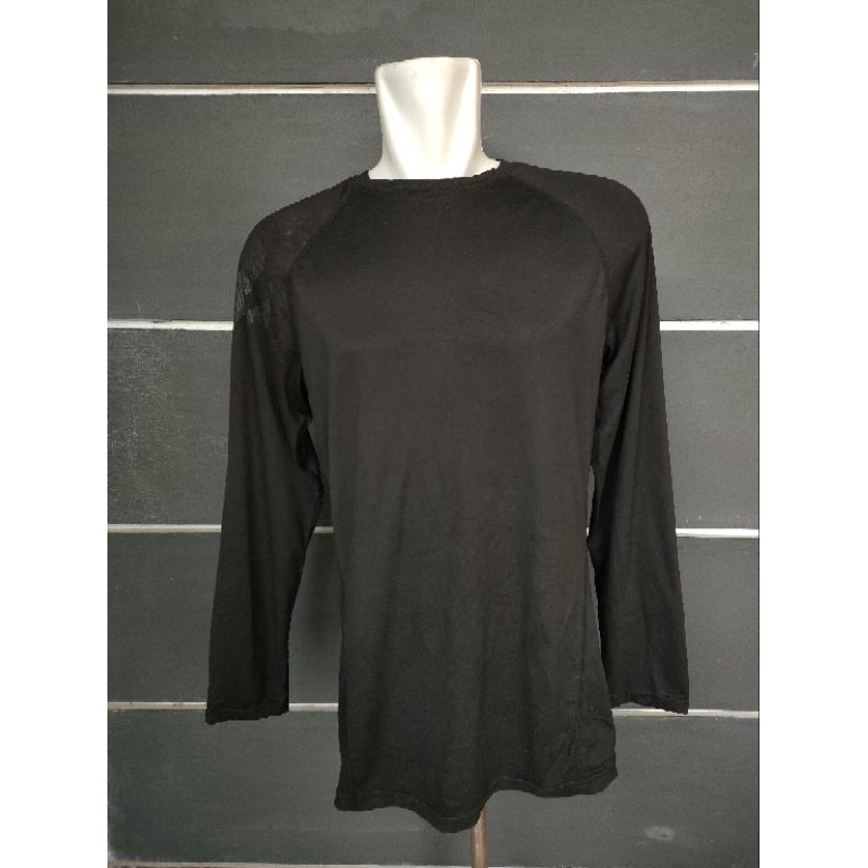 Long Sleeve Kaos panjang Millet hitam