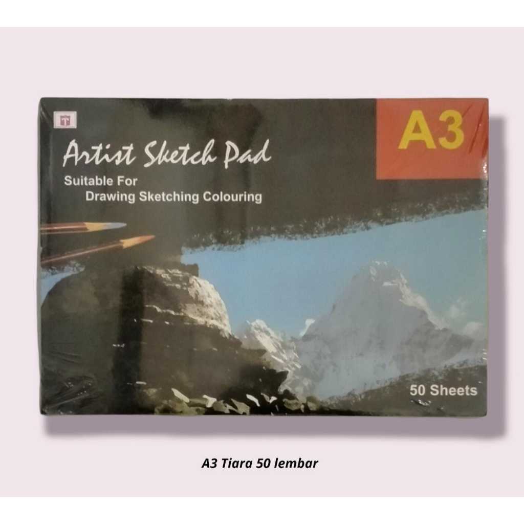 

BUKU GAMBAR SKETSA A3 SKETCH BOOK TIARA 25 LEMBAR / 50 LEMBAR