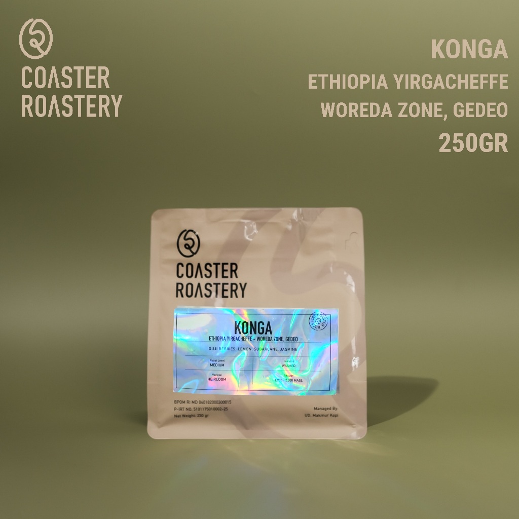 

ARABICA ETHIOPIA YIRGACHEFFE KONGA BIJI KOPI