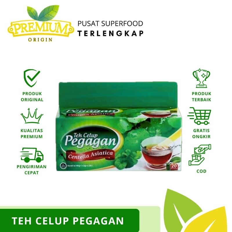 

TEH PEGAGAN Darusyifa | Teh Celup Pegagan | Teh Herbal Alami