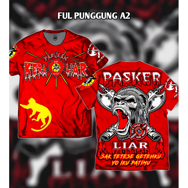 kaos pasker liar ikspi kera sakti terbaru kaos distro disain terbaru pasker liar ikspi kera sakti fu