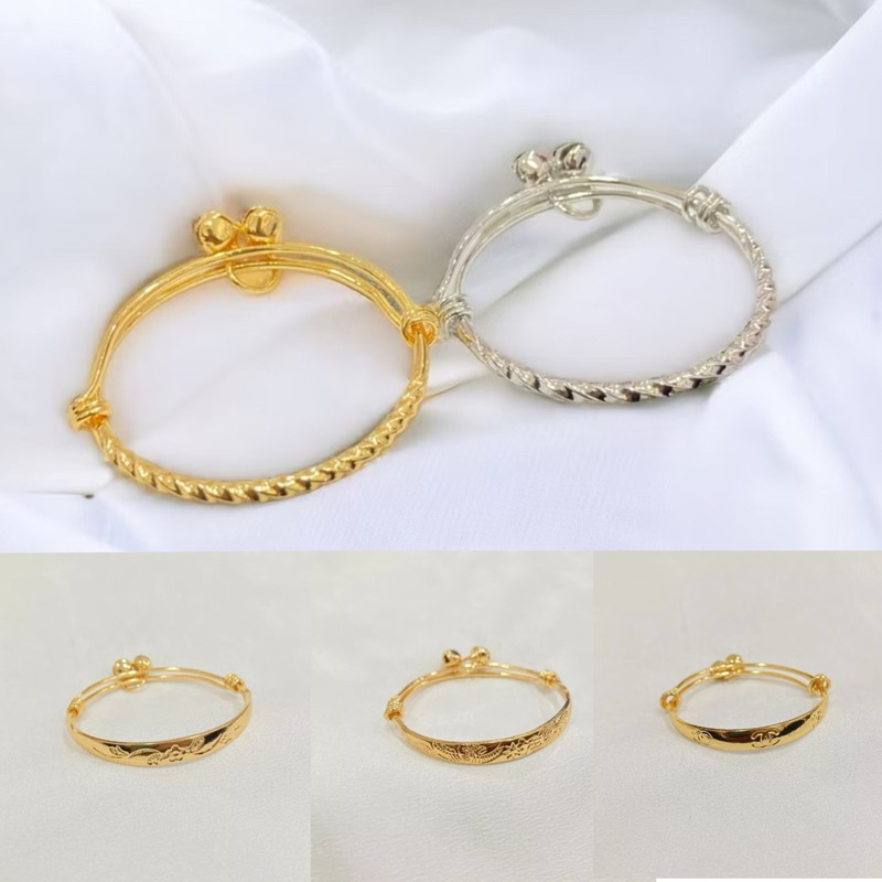 gelang keroncong bayi gelang titanium bayi anti luntur