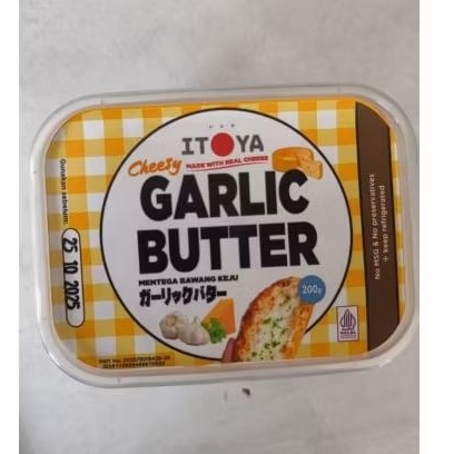 

Itoya cheesy garlic butter / mentega bawang keju / 200 gr