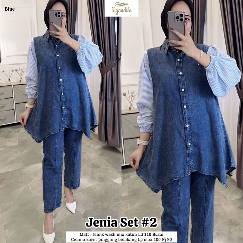 Setelan jeans by Signadila Tania • Jenia • Shana • Ivanka • Dazia • Helza set