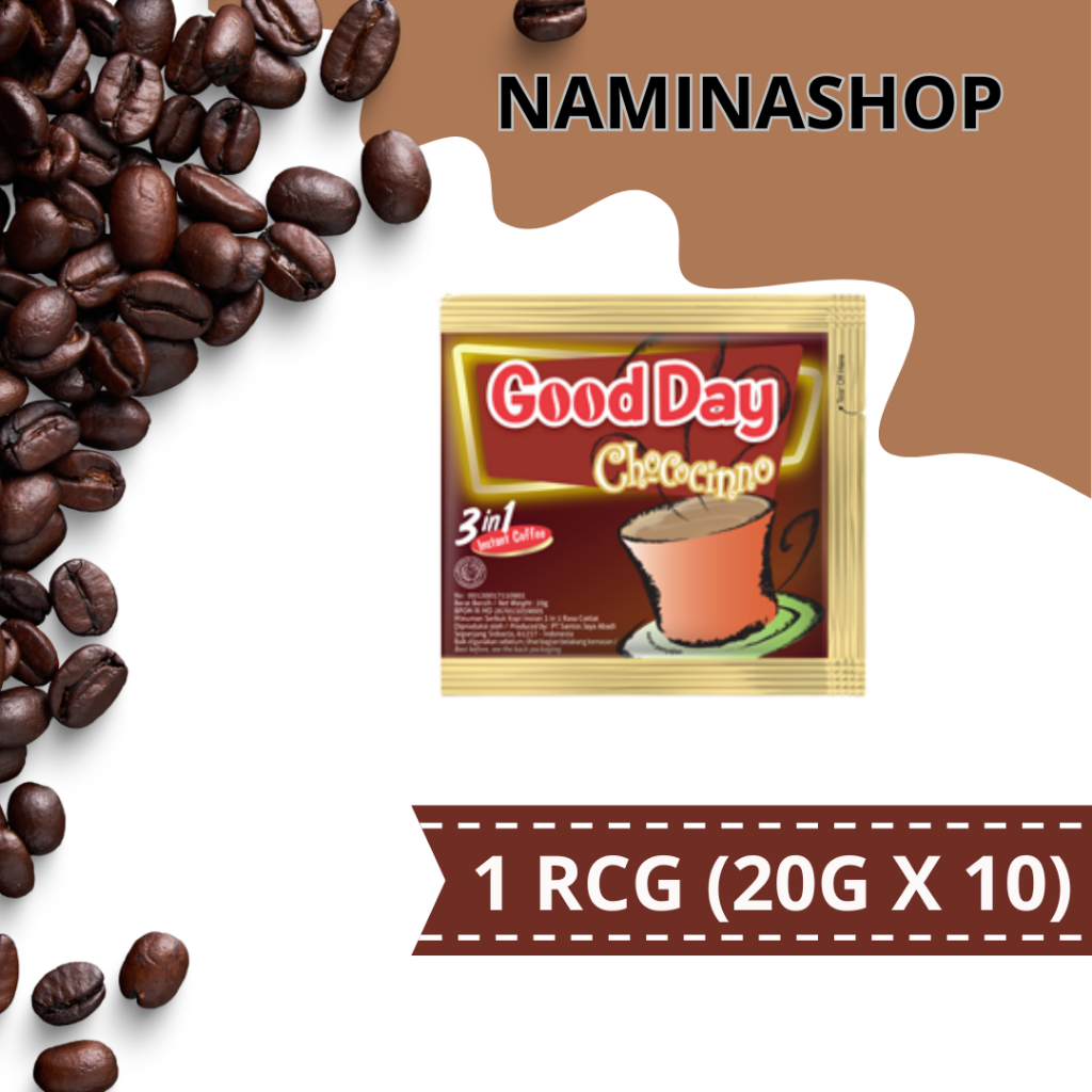 

GOOD DAY KOPI INSTANT 3 IN 1 CHOCOCINNO RCG 10x20g