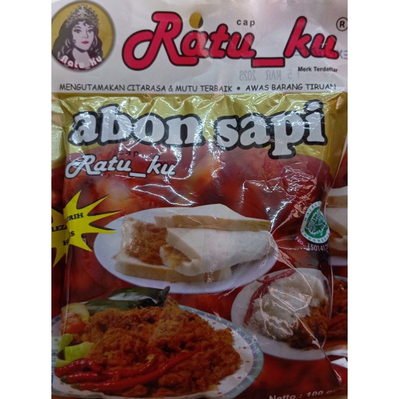 

Abon Sapi Cap Ratuku 100Gr