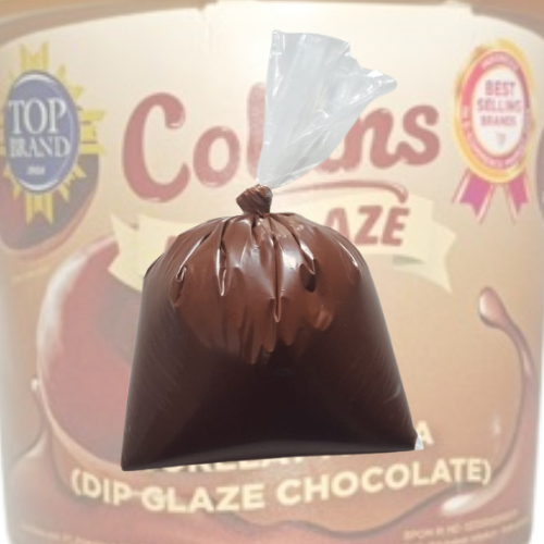 

Collins Dip Glaze Chocolate cokelat / coklat pasta curah / repack