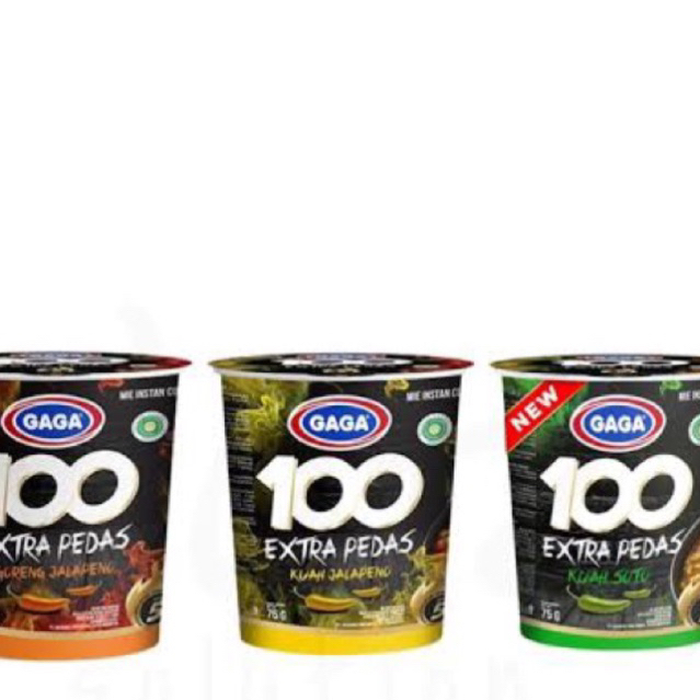 gaga mie cup kuah - gaga mie cup extra pedas jalapeno - gaga mie cup