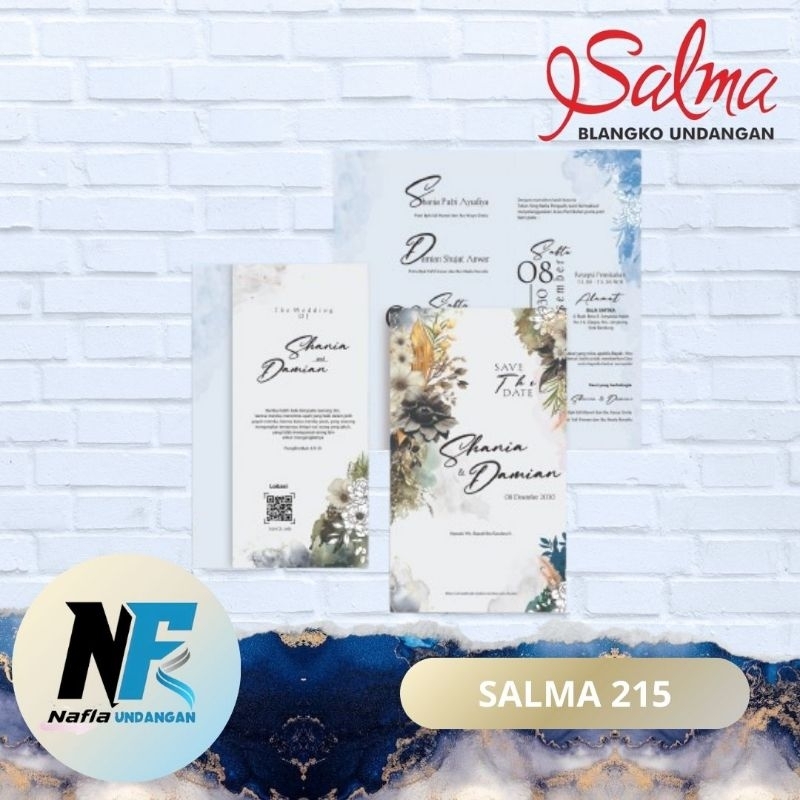 

kertas blangko undangan salma 215 terbaru termurah Naflaundangan