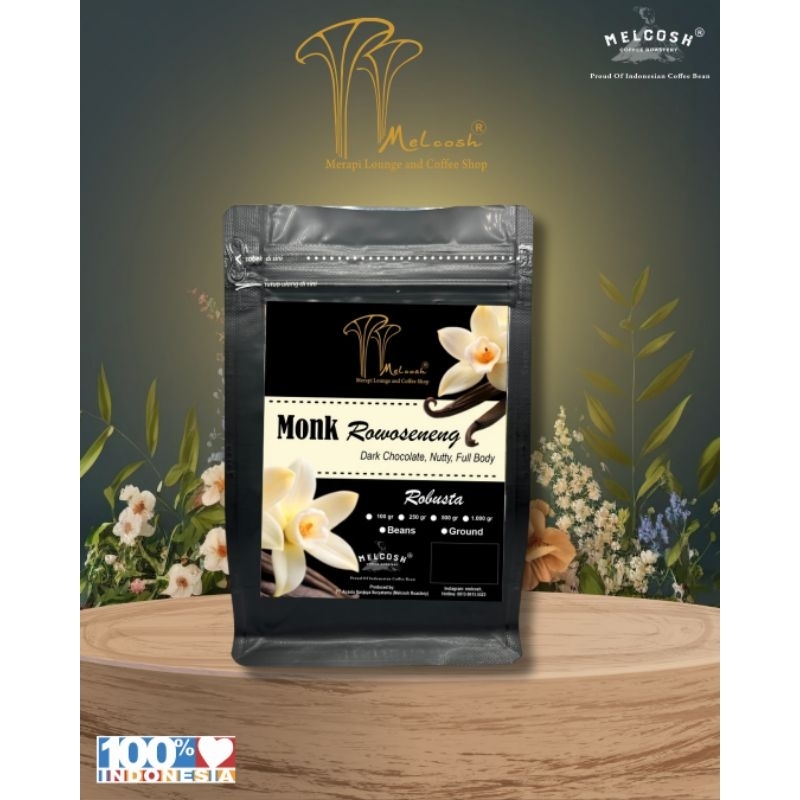 

Kopi Melcosh Robusta Monk Rawaseneng Temanggung