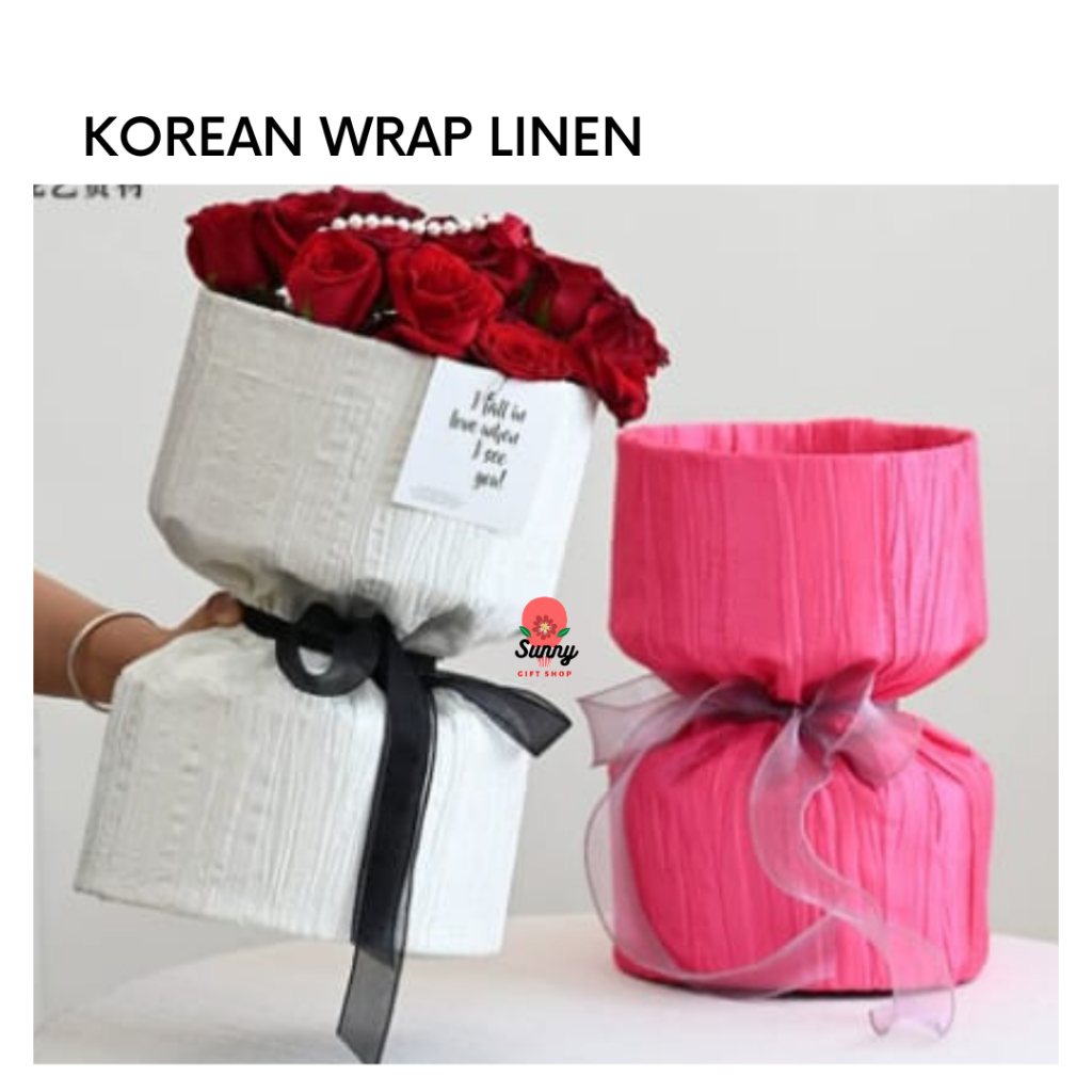 

Korean Wrap Linen 50cm*1.5m / Wrap linen 1.5m / wrapping linen /