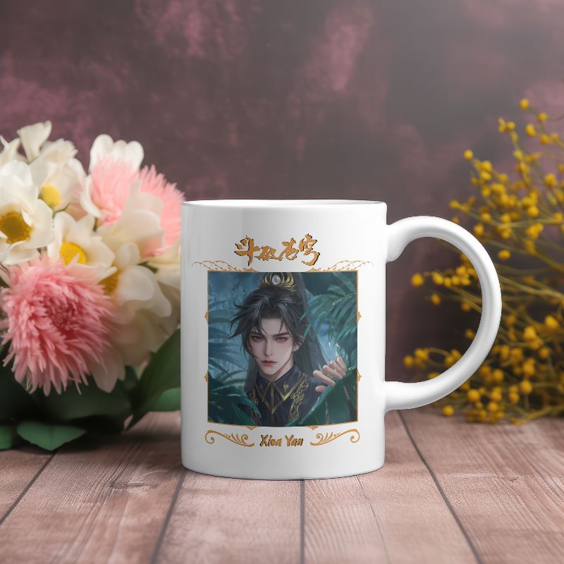 Souvenir Mug Donghua Battle Through the Heavens-mug donghua super keren